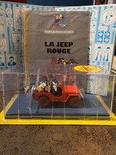 Figurine Tintin voiture 1/24 "La Jeep rouge" neuve jamais ouvert avec livret