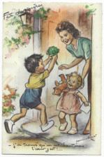 CPA " GERMAINE BOURET - j'ai