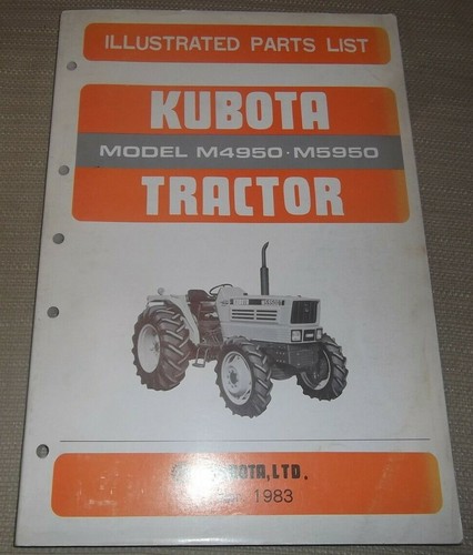 Kubota m4950 m5950 - m5950, manuel