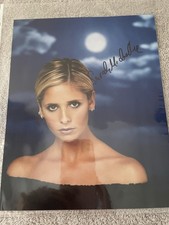 (2) Buffy The Vampire Slayer Signed 8x10 & 4x6 Sarah Michelle Gellar W/COA