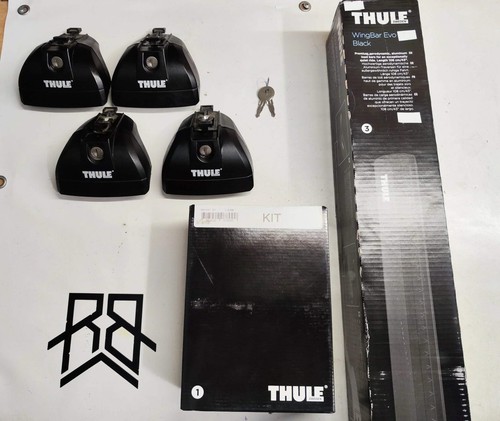 Thule black roof bar set - roof,