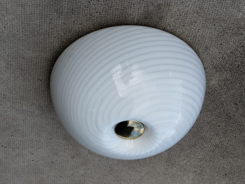 Grand lustre plafonnier verre - plafonnier,