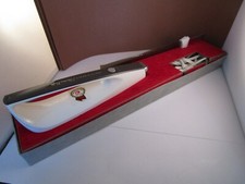 Vintage Hamilton Beach Scovill Electric Carving Knife Gray White Model 270 Works