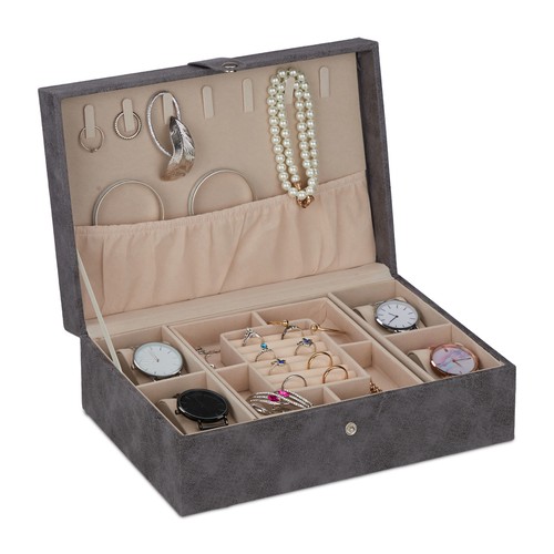 Boîte bijoux présentoir - boîte, à