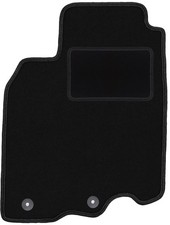 Tapis conducteur velours noir pour Honda Insight II 2009-2014 1pc