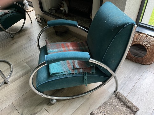 Paire fauteuils saxhorn - de,