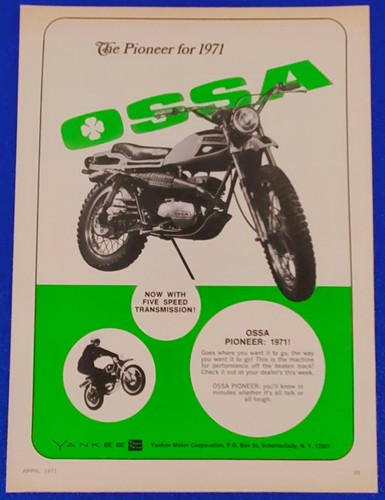 1971 ossa pioneer spanish - 1971,