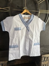 blouse de travail femme a col