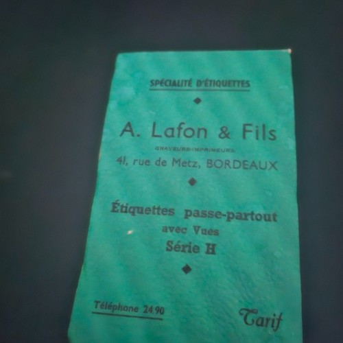 Lafon fils etiquettes - a,
