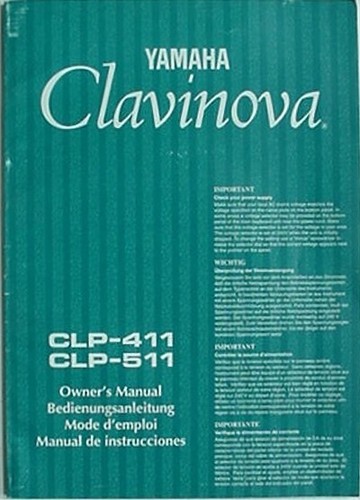Yamaha clavinova owner - yamaha,