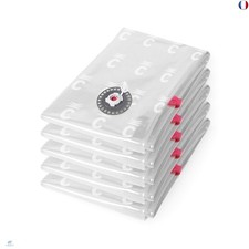 Compactor - Lot de Sacs sous vide Aspispace taille M, 5 sachets, rangement