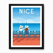 Nice Chaise Bleue France Art