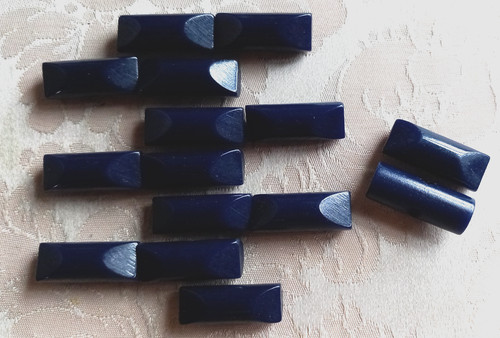 Lot boutons batons bleu - lot,