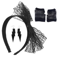 80 's Retro Costume Accessories Neon Boucles D'oreilles De Carnaval