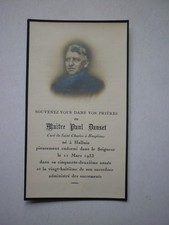 image mortuaire Danset curé