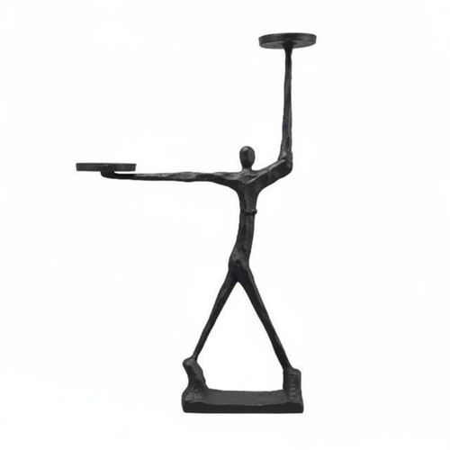 Porte bougie fonte - en,