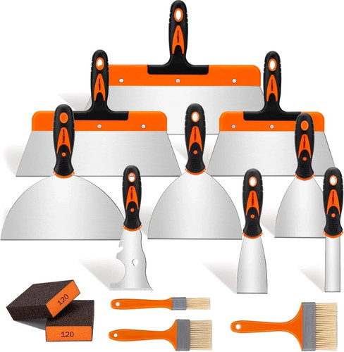 Putty knife set 14pcs - knife,