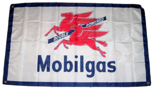 Mobilgas sign flag - sign,