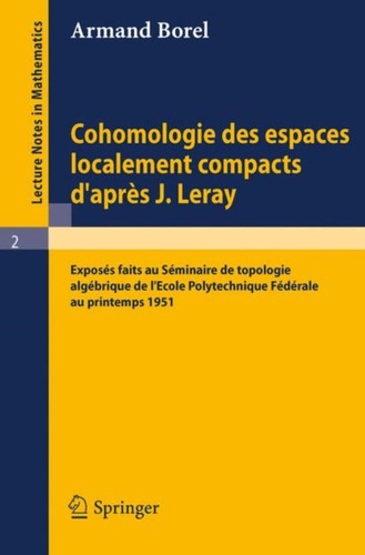 Borel cohomologie des - -,