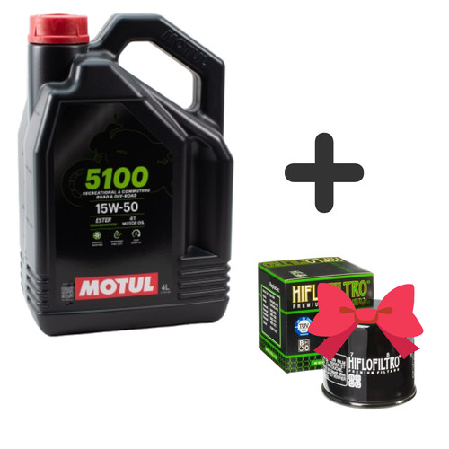 Huile moteur motul - 5100, 15w50