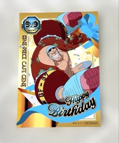 Carte anniversaire one - d'anniversaire, piece
