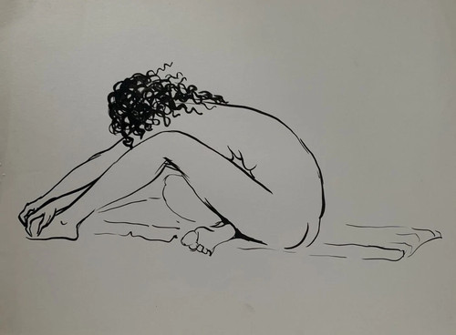 Très beau dessin - beau, nu