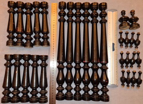 Lot colonnes 2 toupies - colonnes,