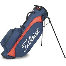 Titleist TITLEIST Caddy Bag Players 4 Stand Caddy Bag Navy/Red