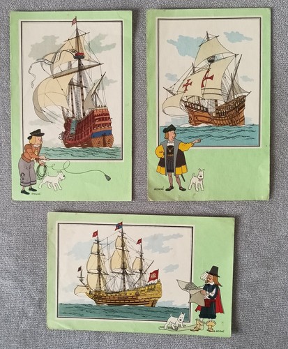 Tintin lot chromos voir - 3, et