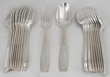 Alfenides, Christofle Cirta Housewife 20 Piece 10 Silver Metal Tableware