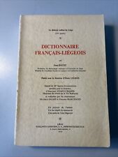 DIALECTE WALLON - Dictionnaire Français / Liégeois Tome 3 - Jean HAUST