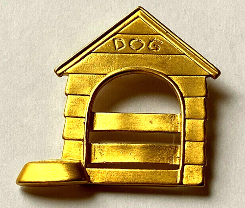 Broche niche pour chien signé - broche,