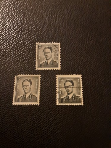 Timbres belges roi baudouin - le,