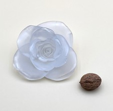 sculpture ROSE pâte de verre