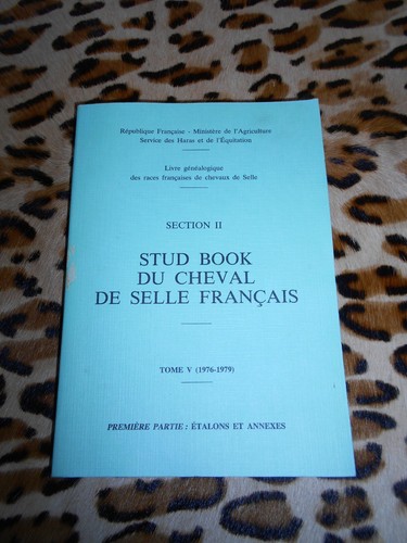 Stud book cheval selle - du, de