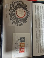 Belgium Numis Cover with Silver 925 Medal 25 Years Government Baudouin I. 1976 Original Box
