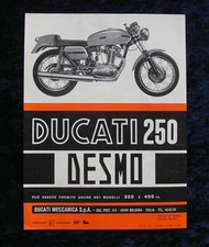 Ducati 250 Desmo Brochure
