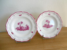 DEUX ASSIETTES CREUSES FAIENCE