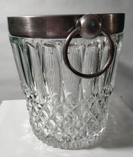 Seau à champagne, cristal et