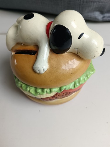 Vintage tirelire snoopy - vintage,