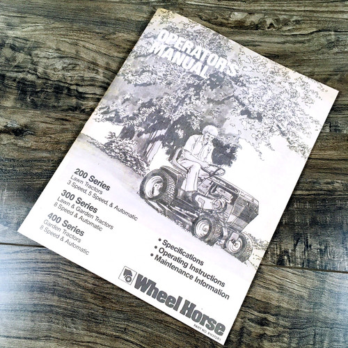 Wheel horse 416 - 416-8, 417-8