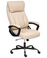 Fauteuil bureau cuir pu - de,