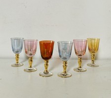 6 verres à liqueur en cristal