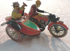 Moto side-car mécanique en