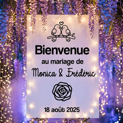 Sticker bienvenue pour - ,