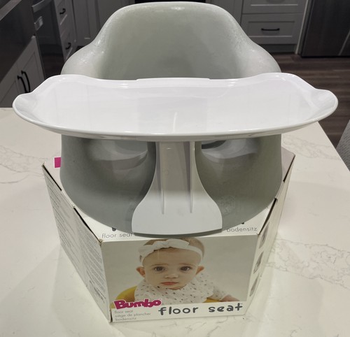 Bumbo booster seat - gray, white