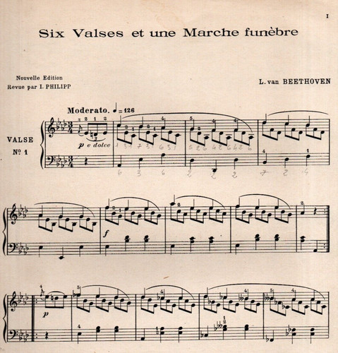 Partitions piano beethoven - beethoven,