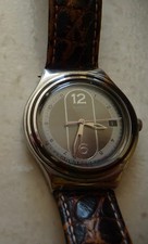 MONTRE SWATCH IRONY avec BRACELET CUIR