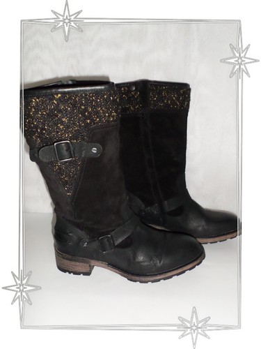 Bottes bottines cuir daim - bottes,
