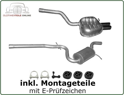 échappement kit pour skoda - kit,